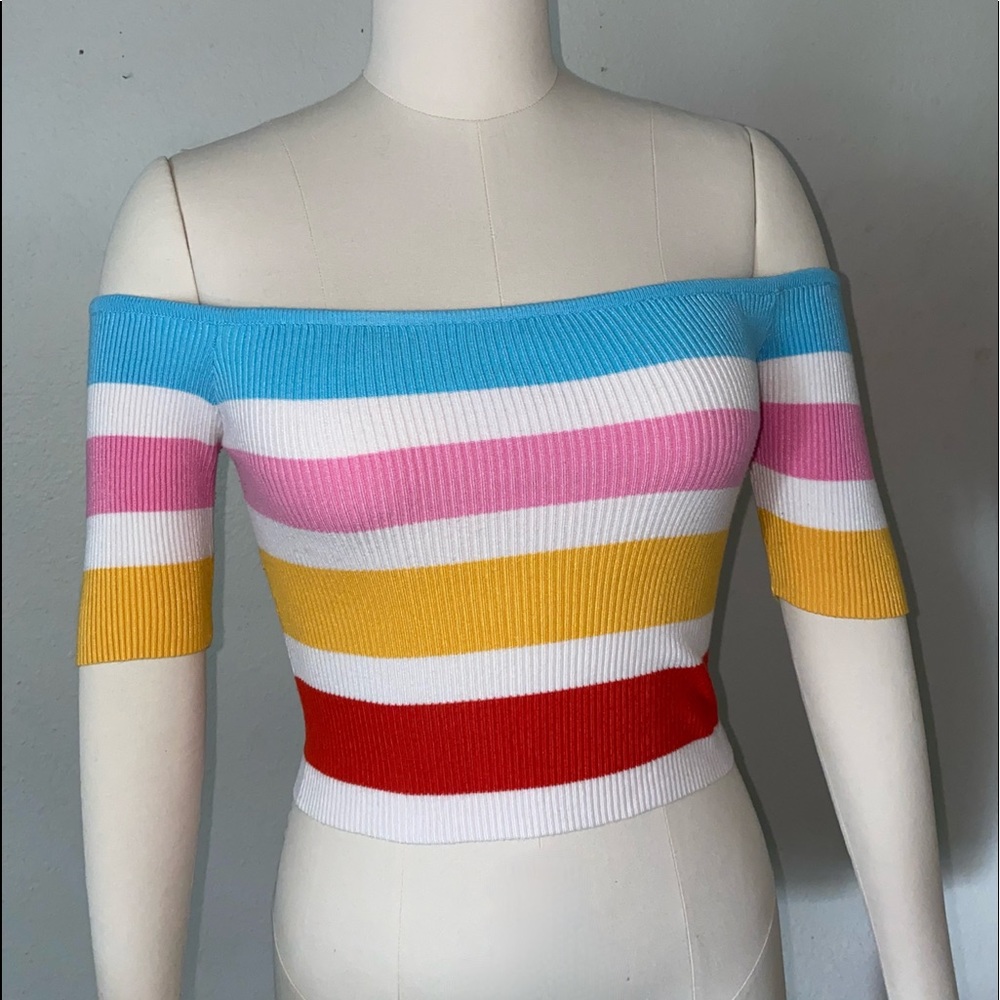 Colorful crop top